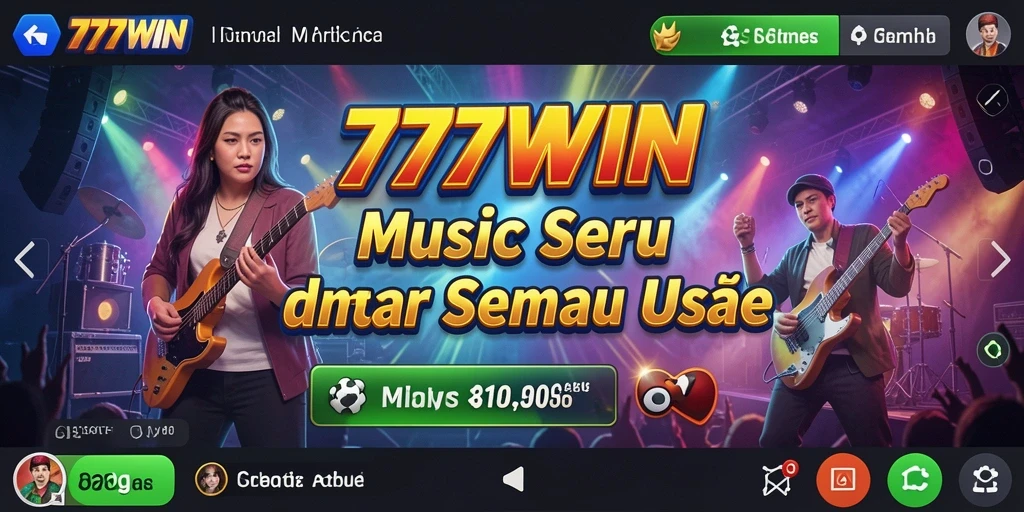 Tampilan gameplay 777WIN yang seru dan penuh warna.