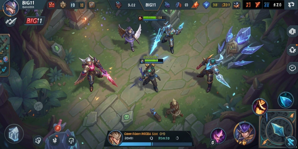 Screenshot utama BIG11 menampilkan aksi seru dari gameplay MOBA.