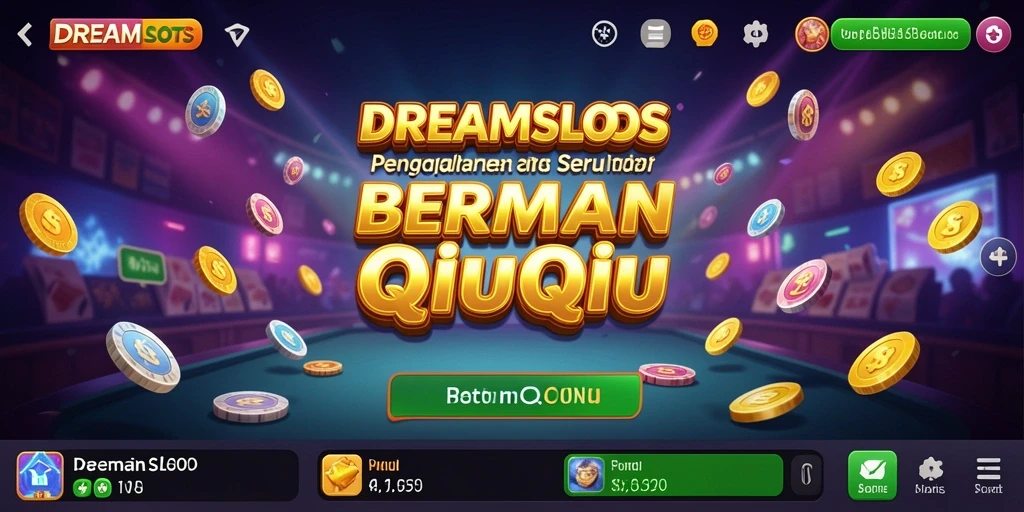 Gameplay seru QiuQiu dalam DREAMSLOTS yang penuh tantangan.
