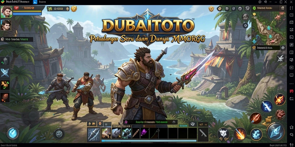 Tampilan gameplay DUBAITOTO yang penuh aksi dan petualangan.
