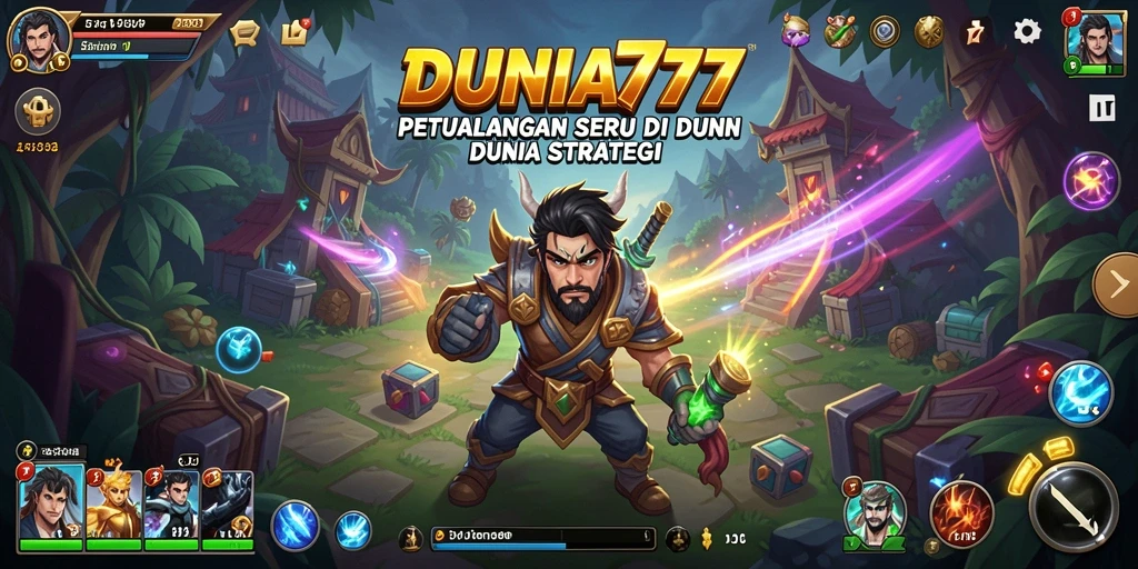 Tampilan gameplay menarik <strong>DUNIA777</strong> dengan grafis yang menawan.