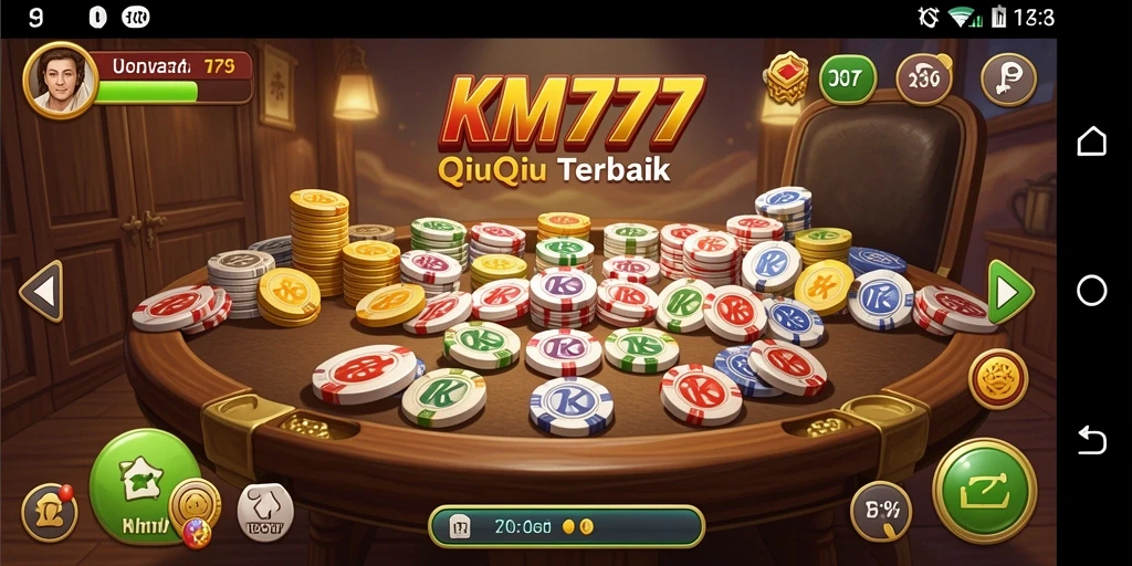 Tampilan gameplay QiuQiu yang seru dan menantang.
