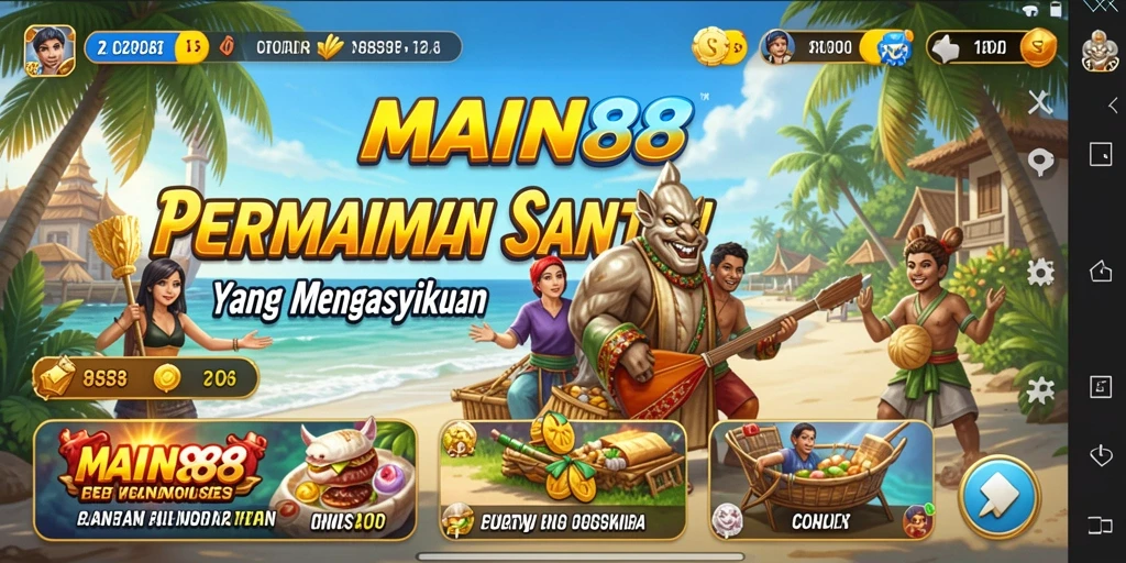 Tampilan gameplay MAIN88 yang menarik dan interaktif.