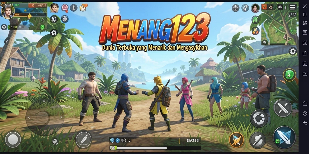 Tampak menakjubkan dari petualangan Open World di MENANG123.