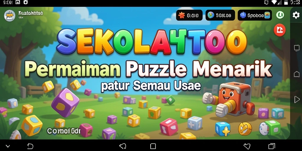 Tampilan gameplay dari SEKOLAHTOTO yang menantang dan menarik.