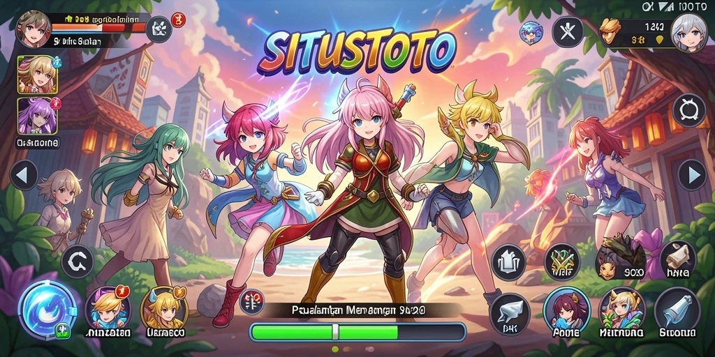 Gameplay menarik dalam dunia Anime yang penuh warna.